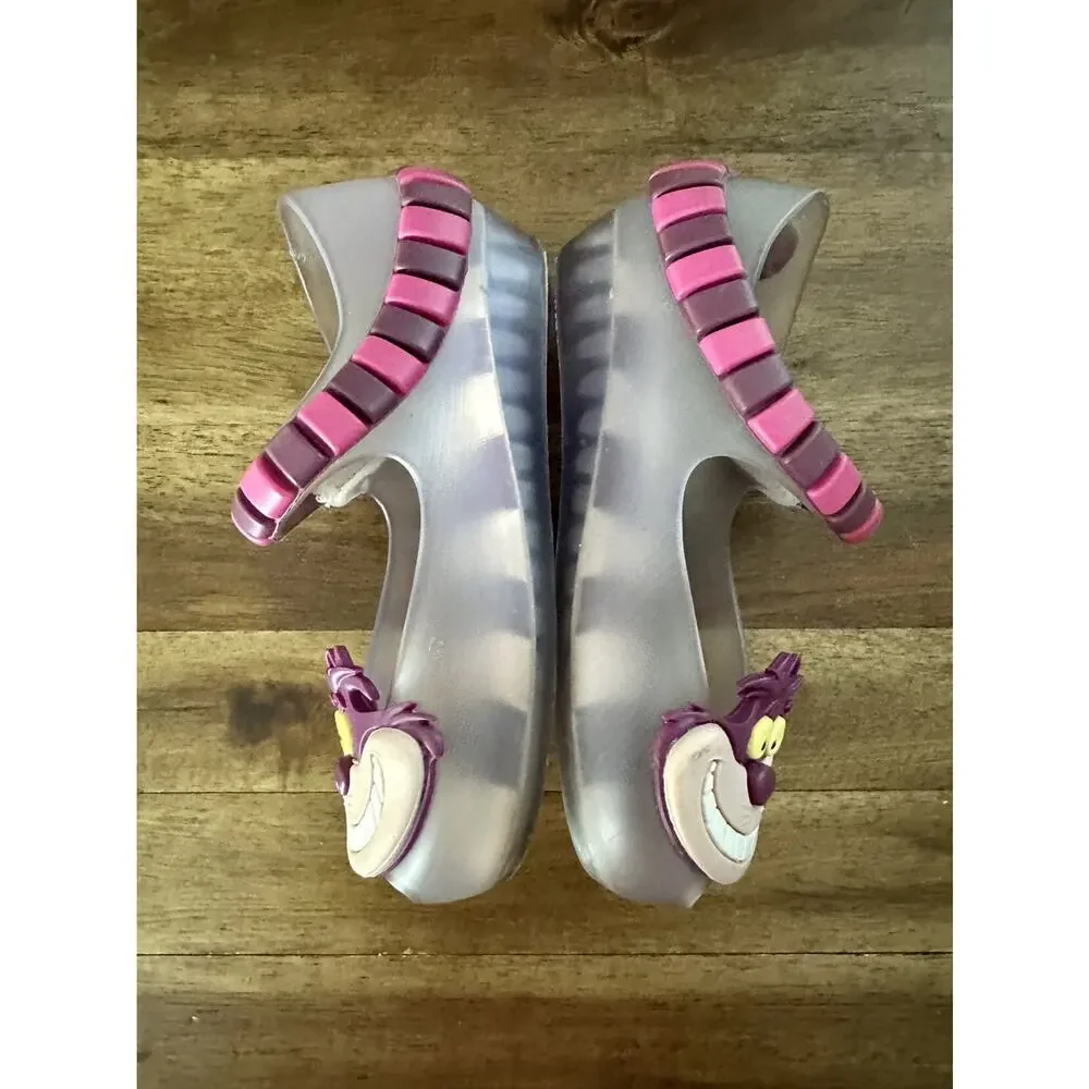 Mini Melissa Disney Ultragirl Alice In Wonderland Cheshire Cat Mary Jane Shoes 7